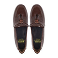 Morgan - Ladies Dark Brown Patent Leather Loafer
