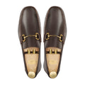 Delmoro - Men's Dark Brown Calf Leather Loafer