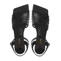 Lolo - Women's Black Strapped Heel