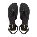 Luno - Women's Black Strapped Sandal