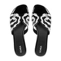 Corvia - Women's Black and White Slipper