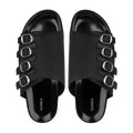 Nero - Men's Black Calf Leather Slipper