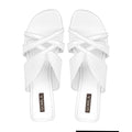 Julia - Women's White Slipper