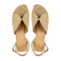 Novia - Women's Beige Strapped Sandal