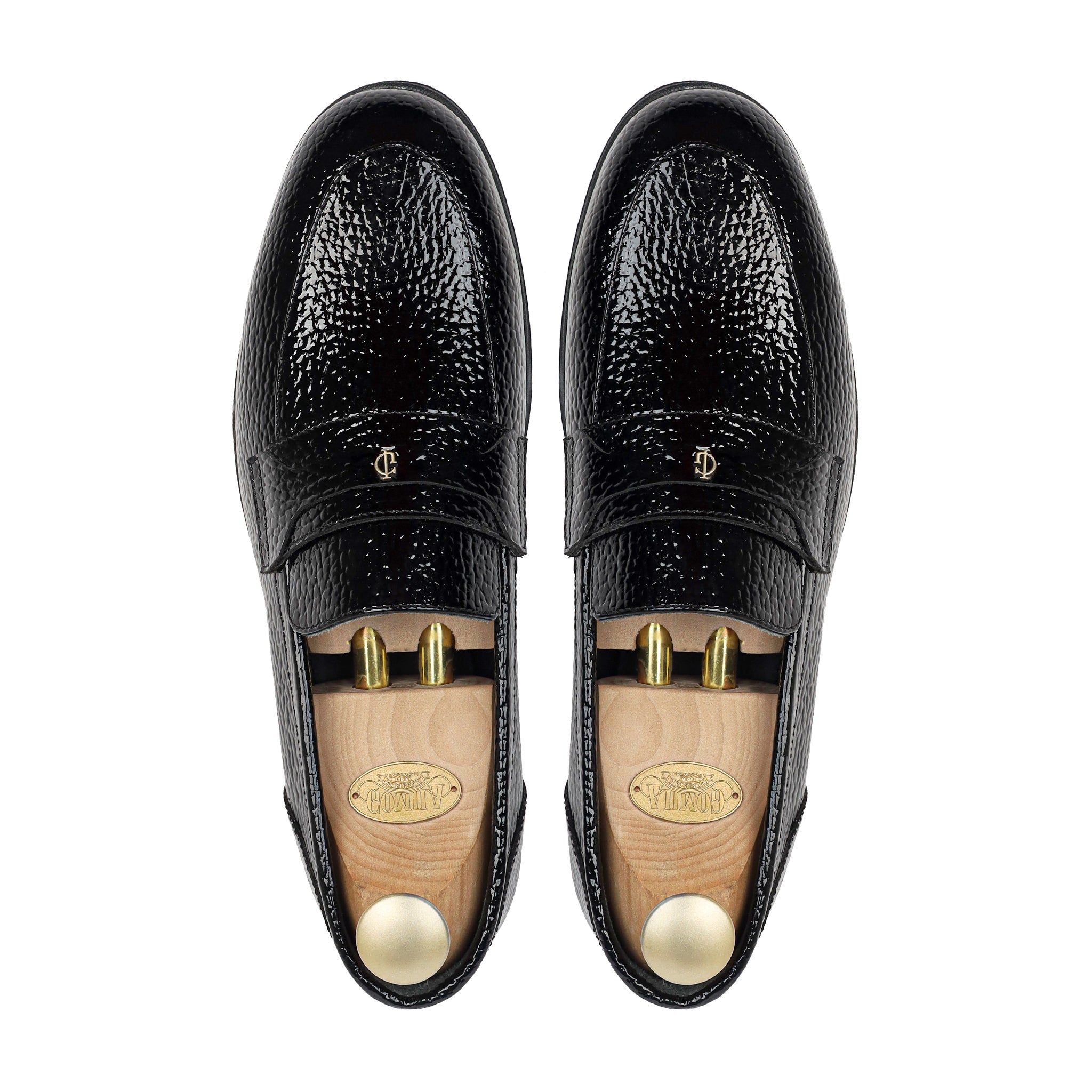 Mavix - Men's Black Patent Leather Loafer