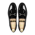 Fenzy- Men's Black Patent and Suede Leather Loafer