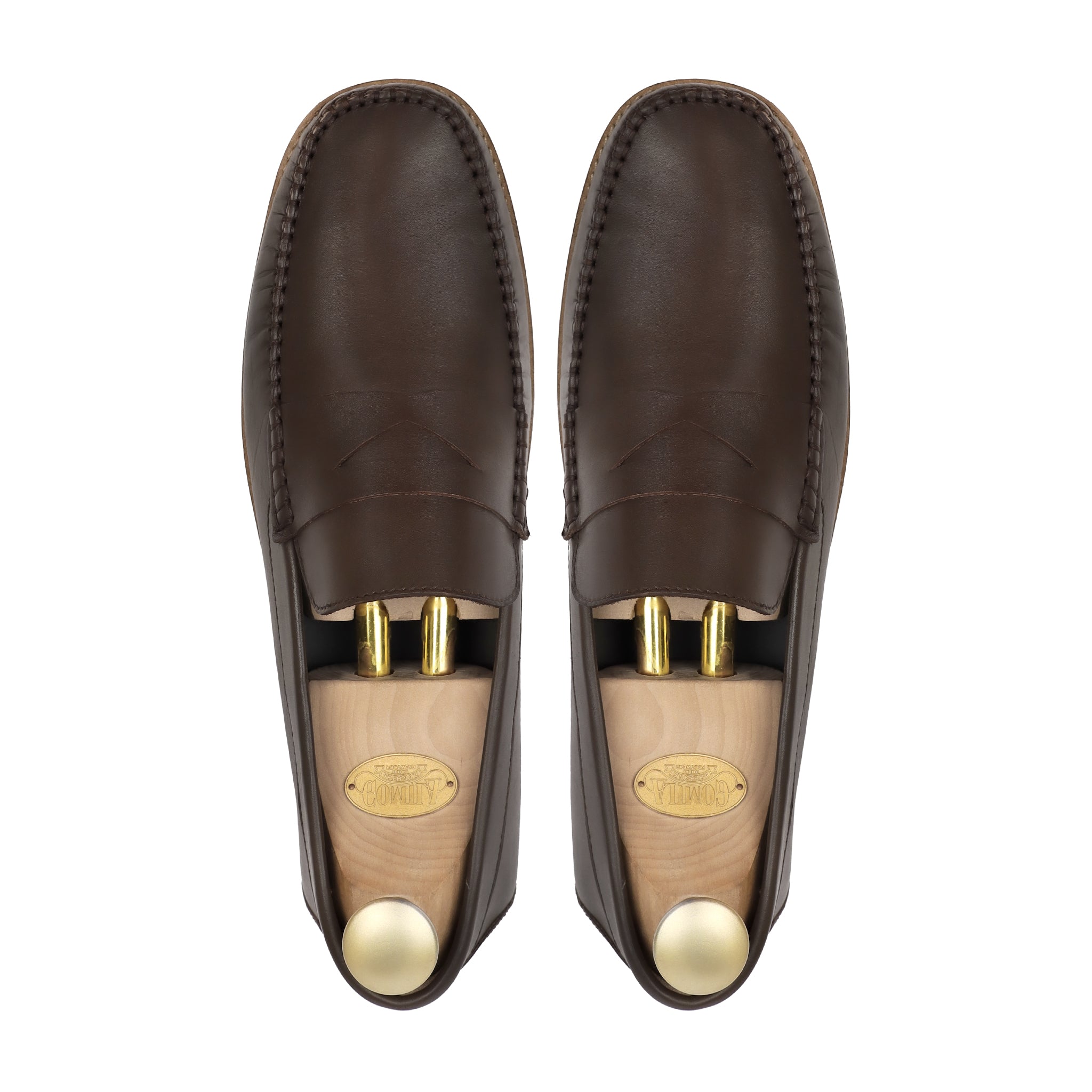 Veloria - Men's Dark Brown Calf Leather Loafer