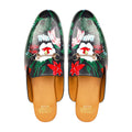 Bellano - Men's Black Hand Painted Slipper