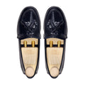 Morgan - Ladies Dark Blue Patent Leather Loafer