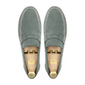 Brinya - Men's Charcoal Gray Suede Driver Shoe