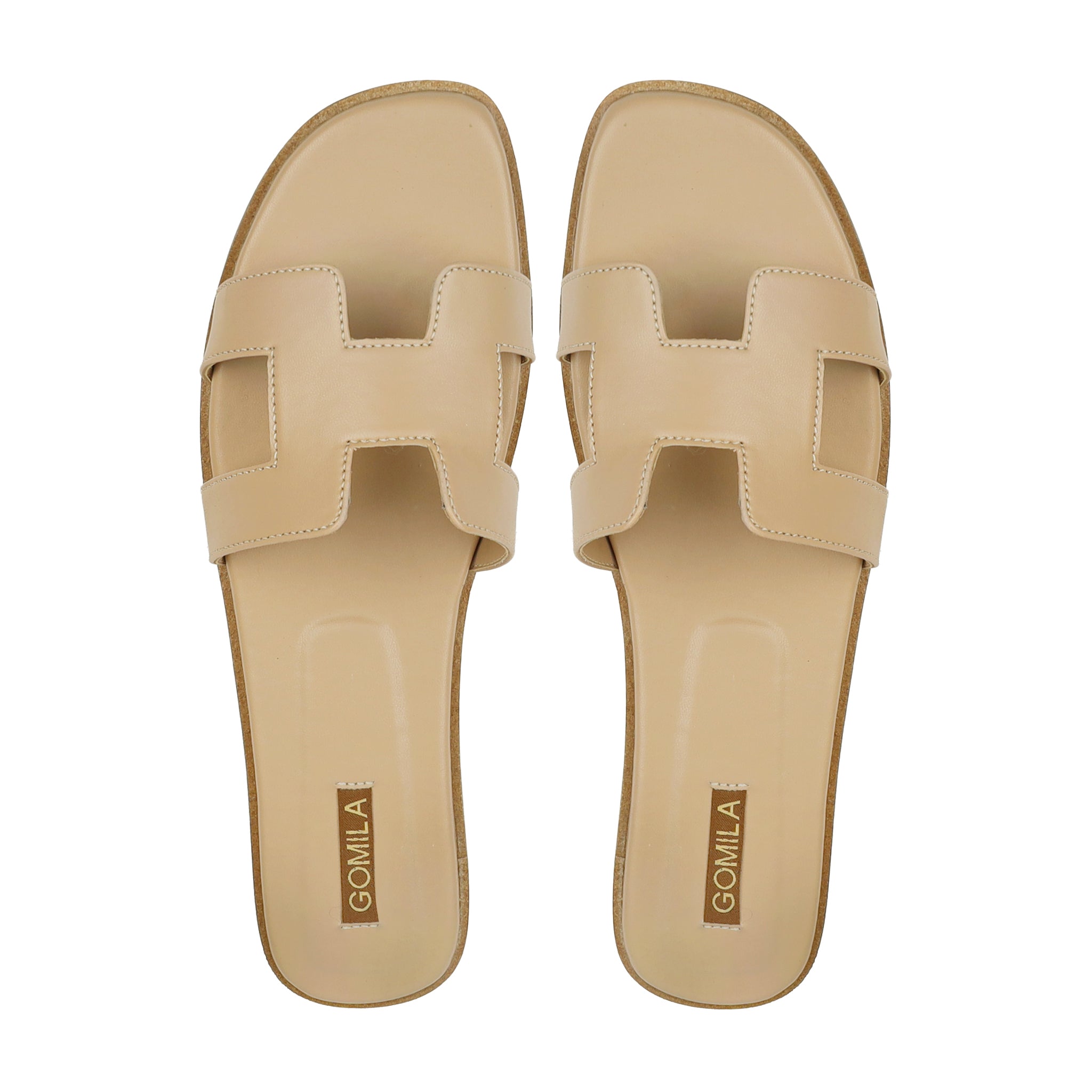 Livia - Women's Beige Slipper