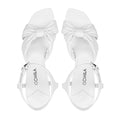 Liva - Women's  White Strapped Heel