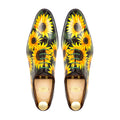 Aurelius - Men's Black Hand Painted Wholecut