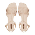 Zenya - Women's Beige Strapped Sandal