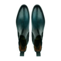 Bravik - Men's Burnished Navy Blue Calf Leather Chelsea Boot