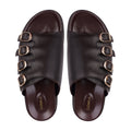 Nero - Men's Brown Calf Leather Slipper