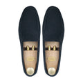 Knox - Men's Dark Blue Split Suede Driver Shoe