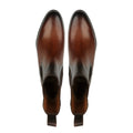Bravik - Men's Burnished Brown Calf Leather Chelsea Boot