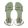 Aloura - Women's Light Green Strapped Sandal