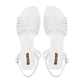 Zenya - Women's White Strapped Sandal