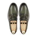 Bolt - Men's Burnished Olive Green Calf Leather Loafer - Goodyear Welted