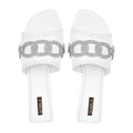 Bela - Women's White Slipper