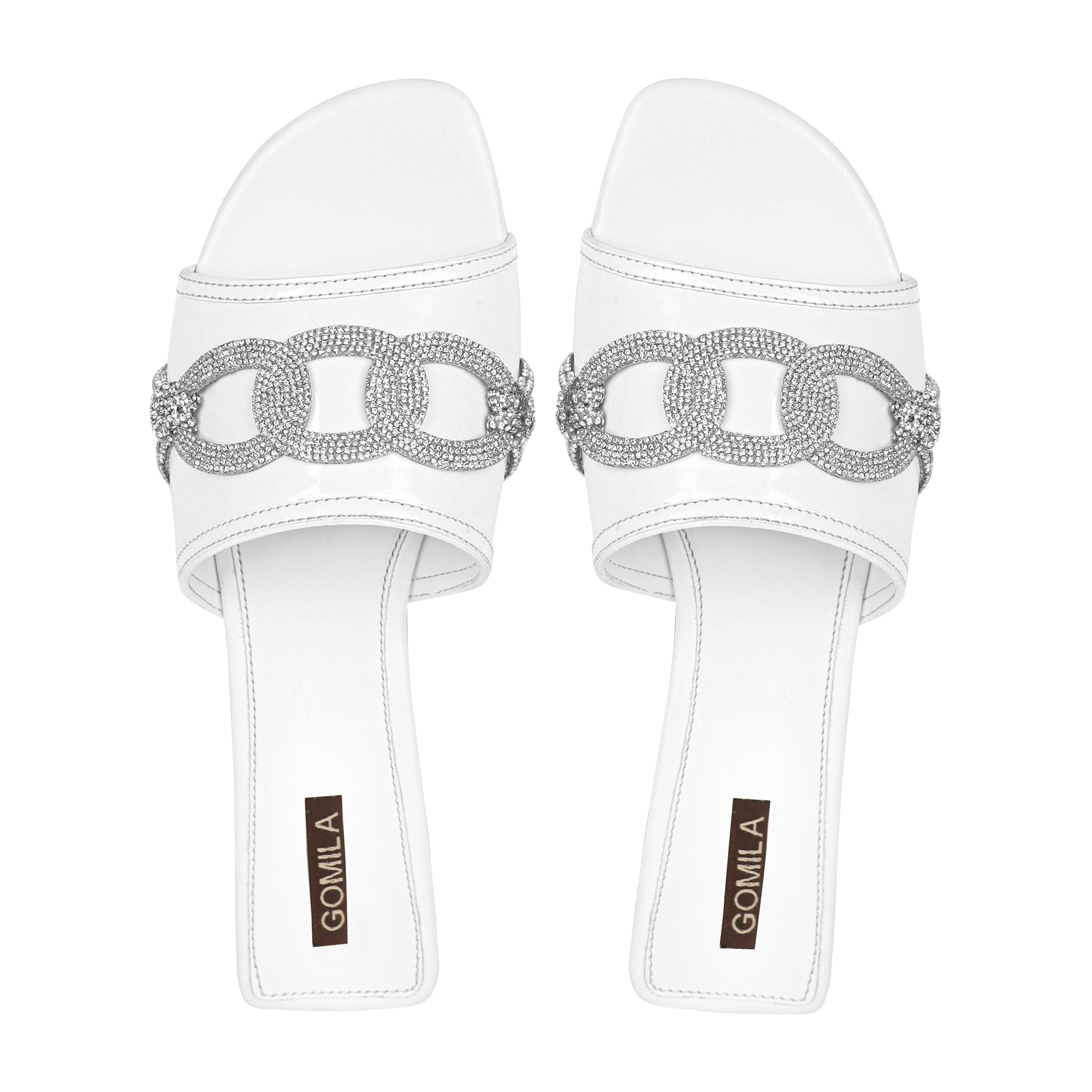 Bela - Women's White Slipper
