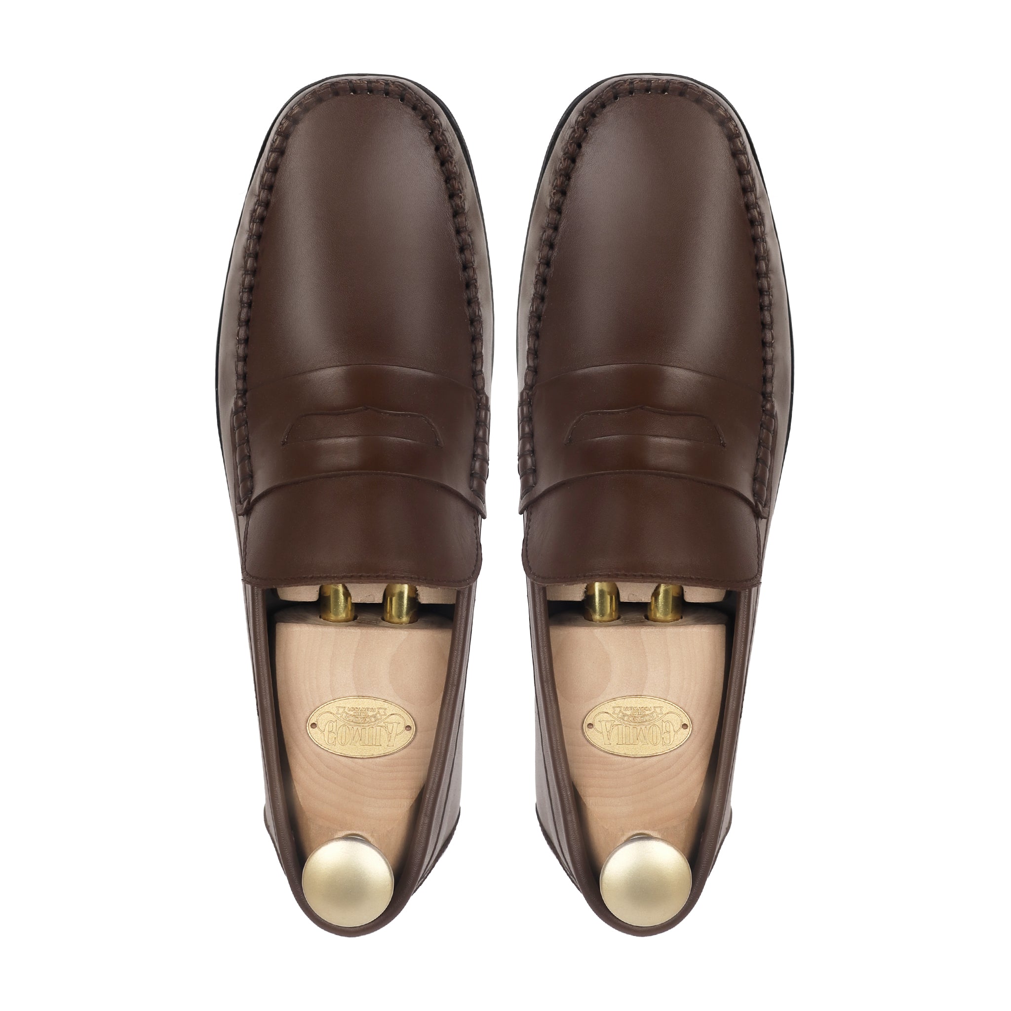 Ryzo - Men's Dark Brown Calf Leather Loafer