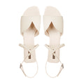 Eve - Women's Light Beige Strapped Sandal