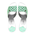 Novella - Women's Argyle Green Heel