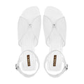Voux - Women's White Strapped Sandal