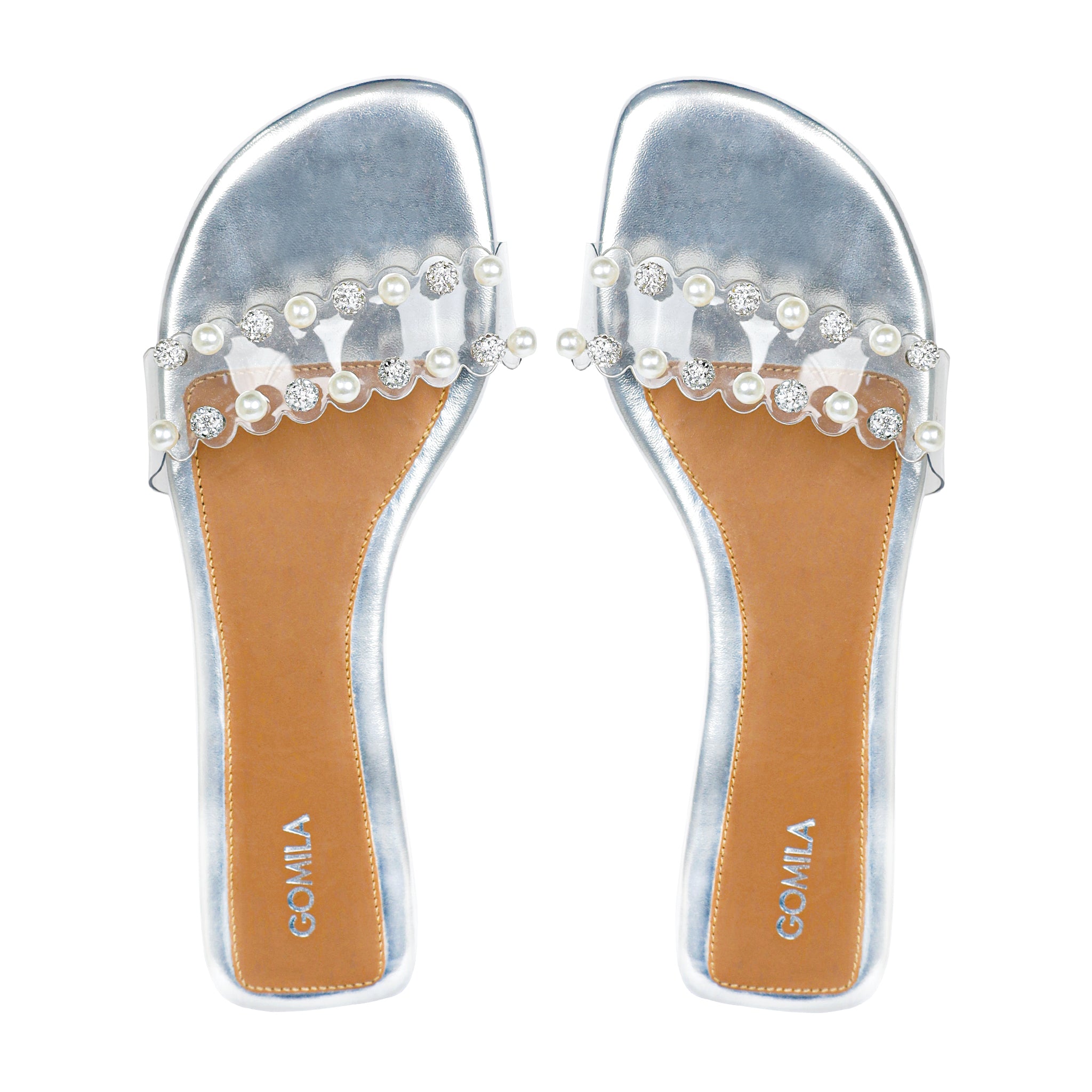 Aurelia - Women's Silver Slipper
