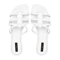 Elva - Women's White Slipper