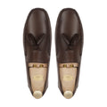 Kelro - Men's Dark Brown Calf Leather Driver Shoe