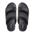 Narama - Men's Dark Brown Calf Leather Slipper