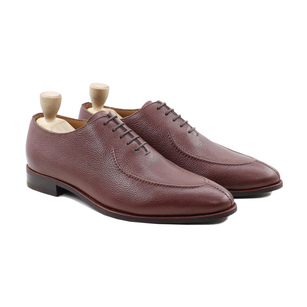 Torun - Men's Oxblood Pebble Grain Leather Wholecut