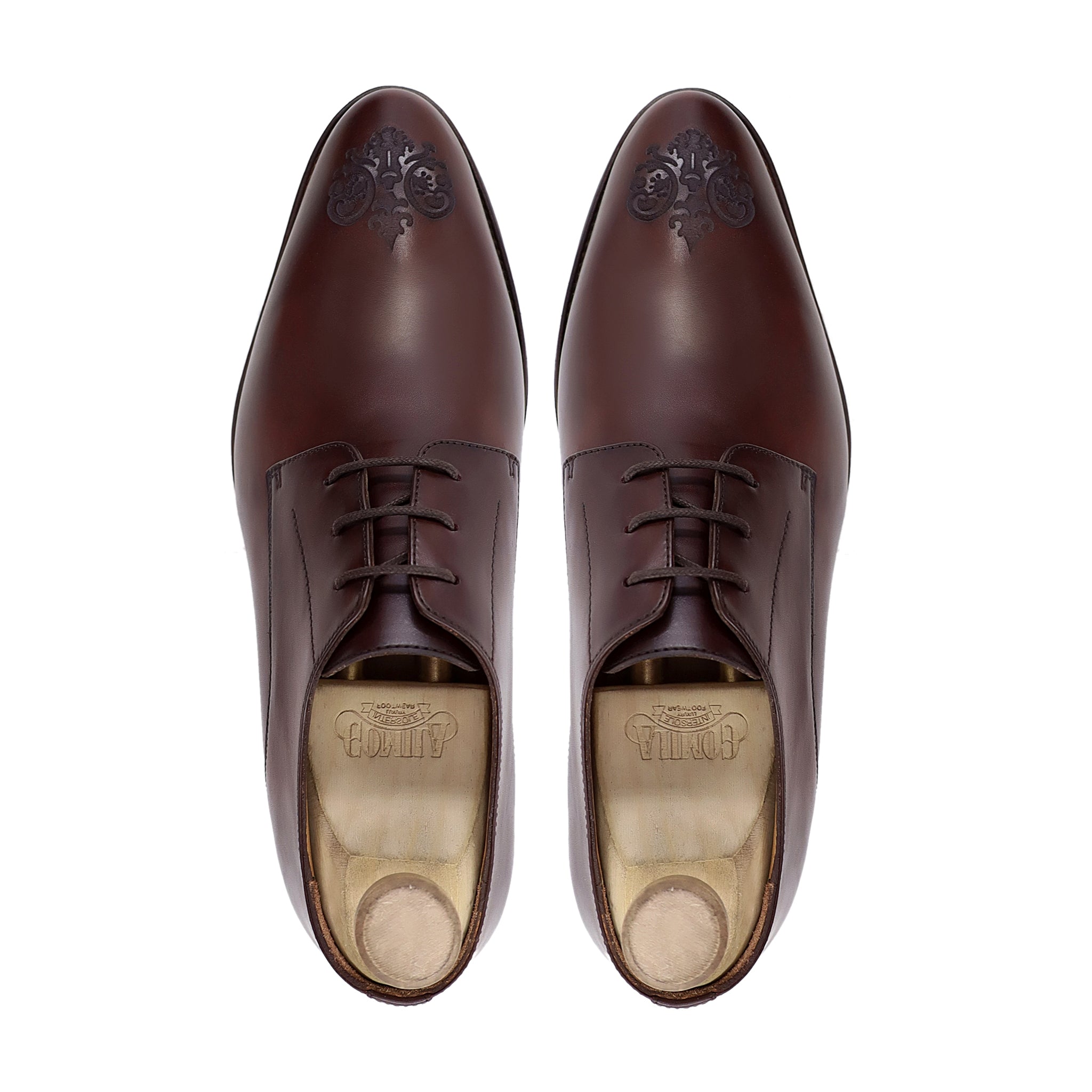 Turnhout - Men's Brown Calf Leather Derby Shoe