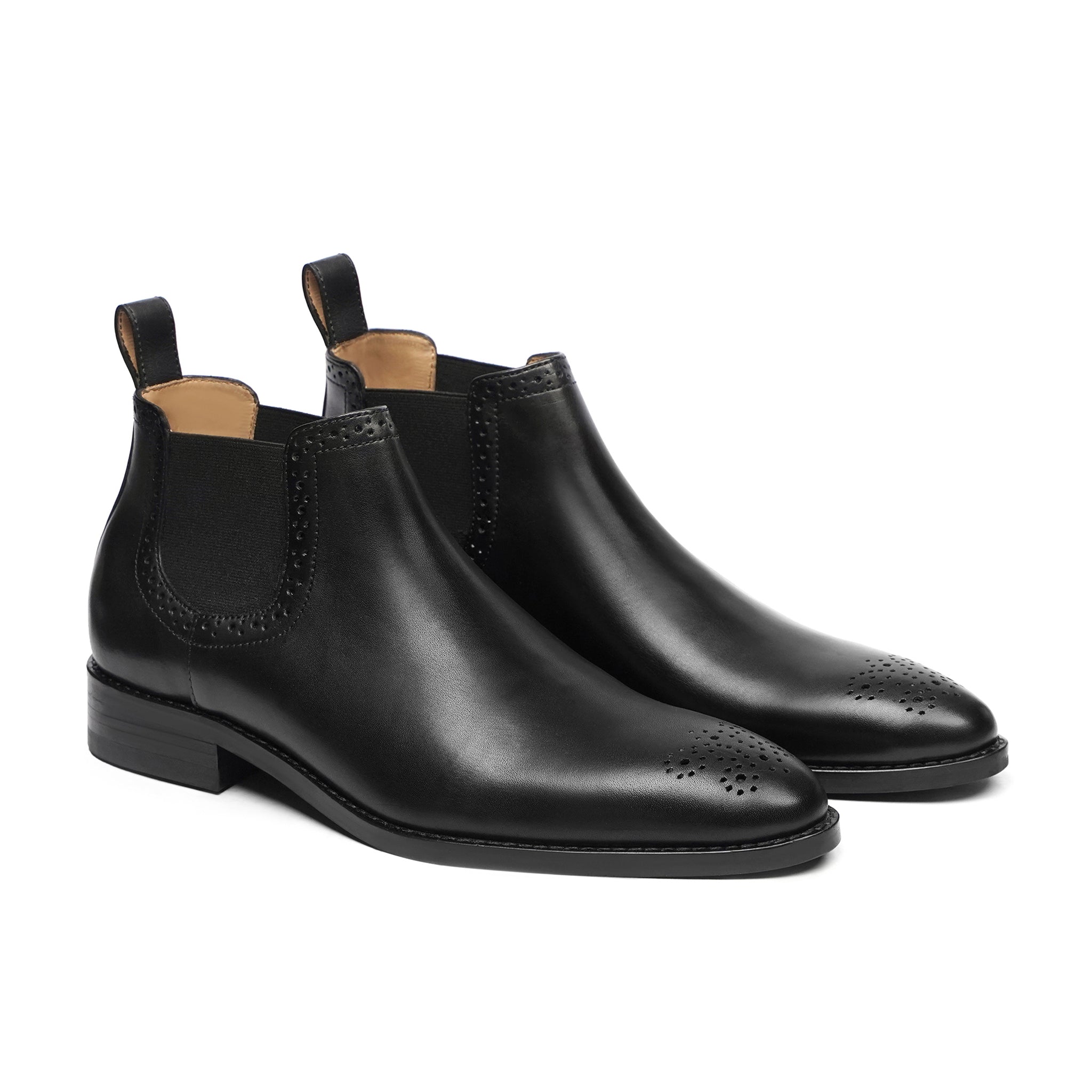 Tamami - Men's Black Calf Leather Chelsea Boot