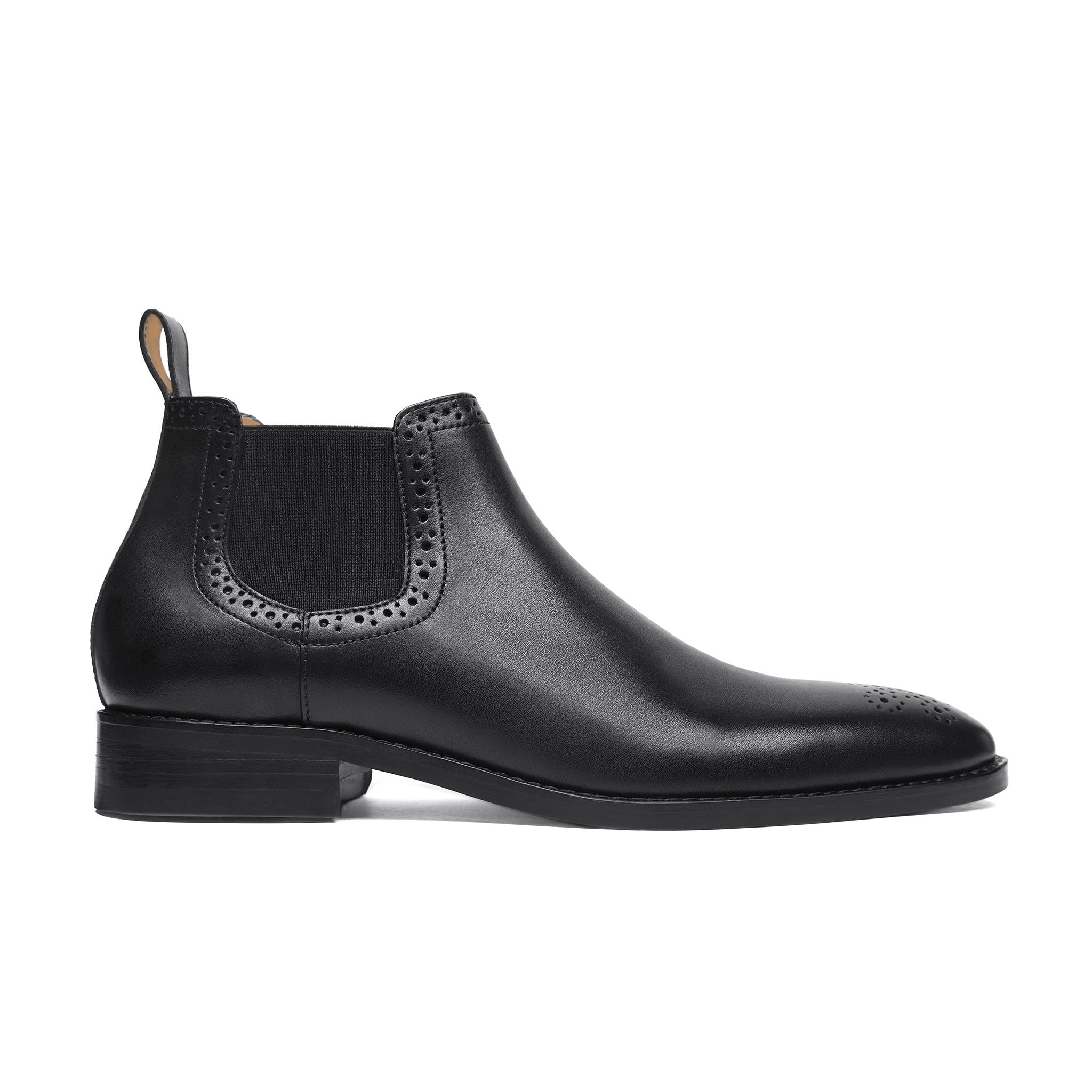 Tamami - Men's Black Calf Leather Chelsea Boot