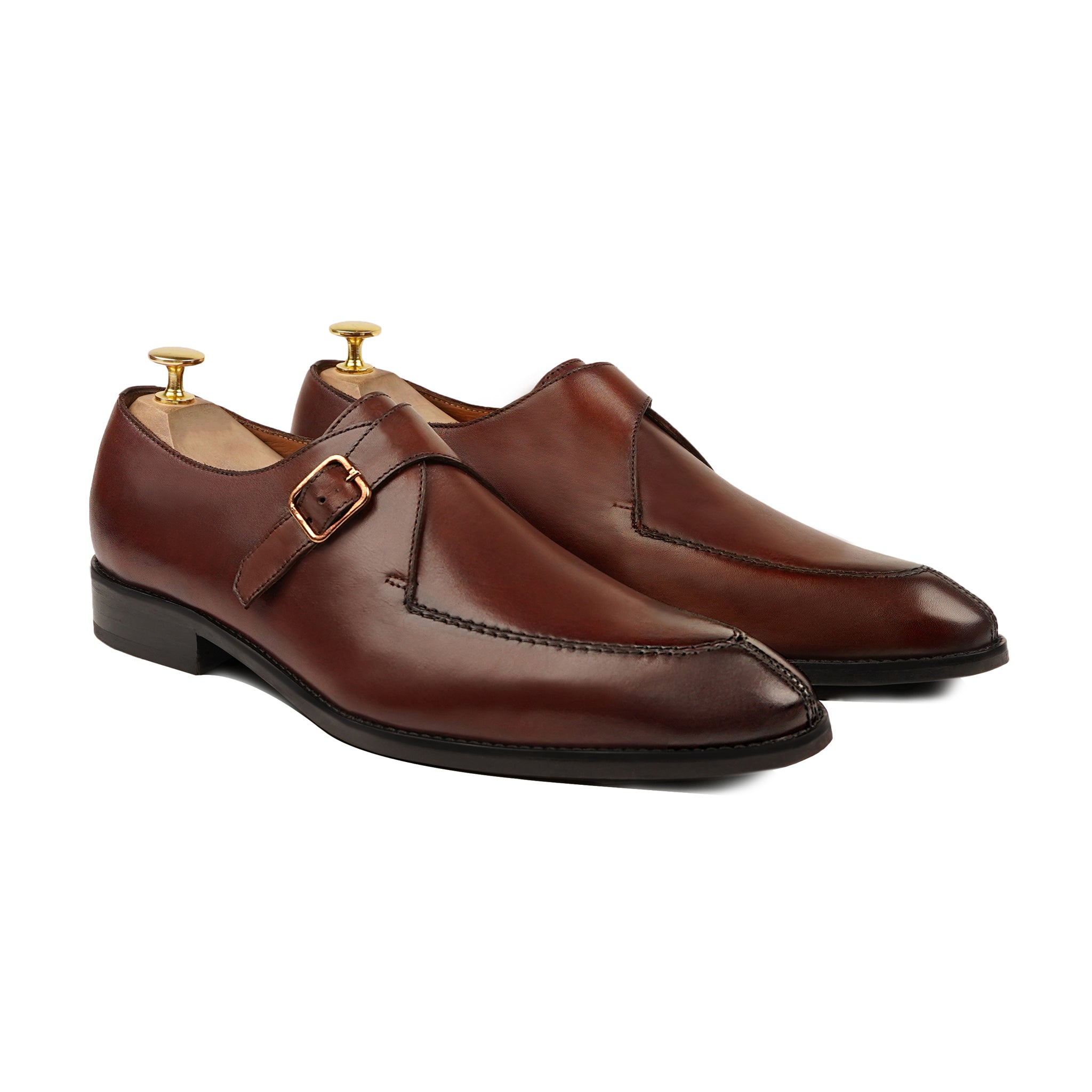 Tavistock - Men's Reddish Brown Calf leather Single Monkstrap