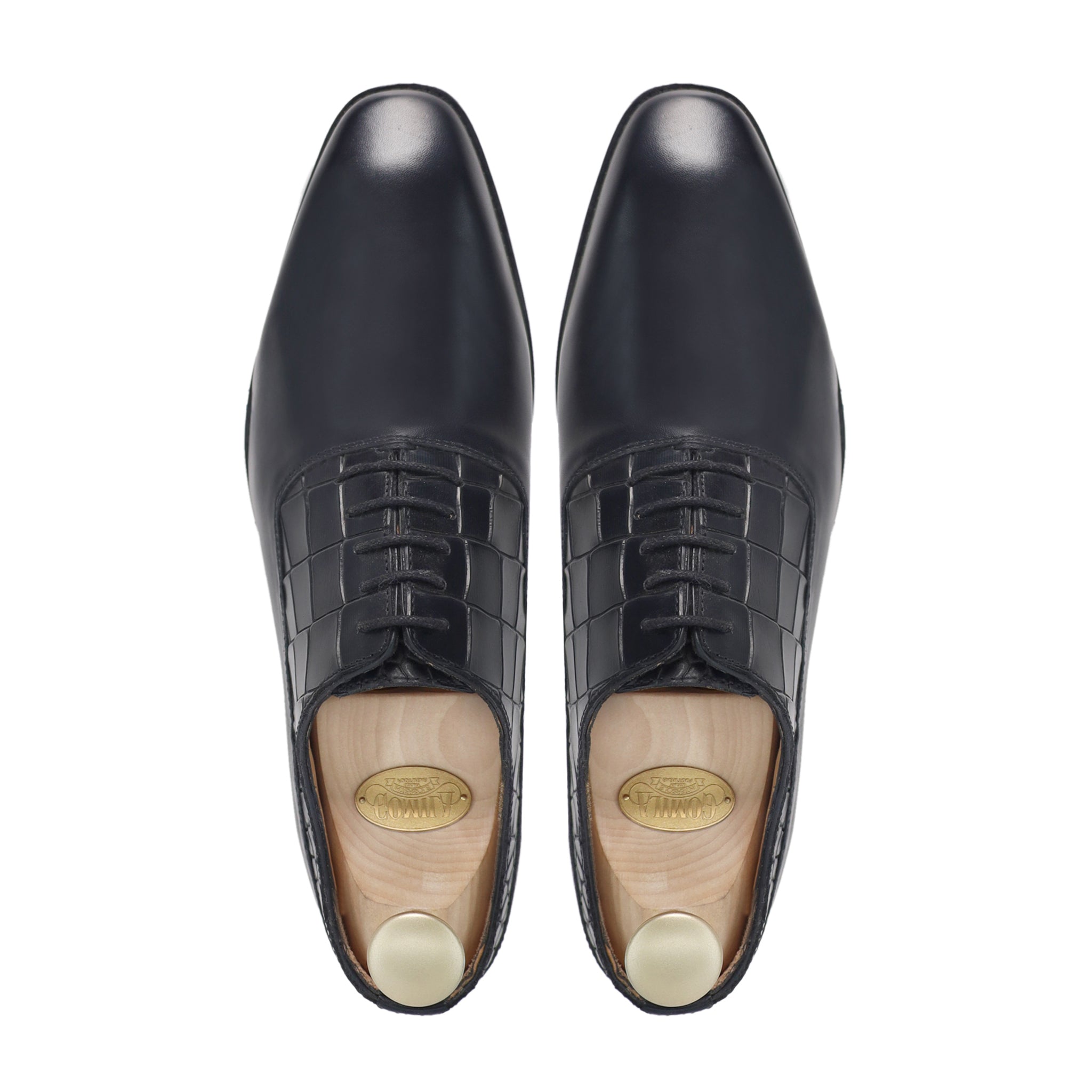 Thiago - Men's Black Calf Leather Oxford Shoe