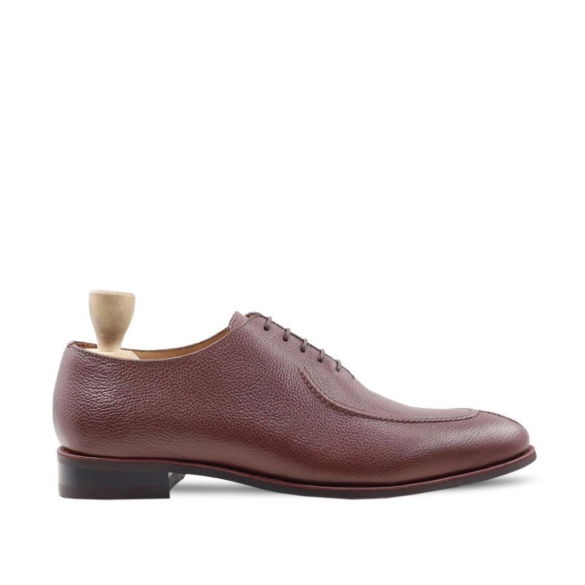 Torun - Men's Oxblood Pebble Grain Leather Wholecut