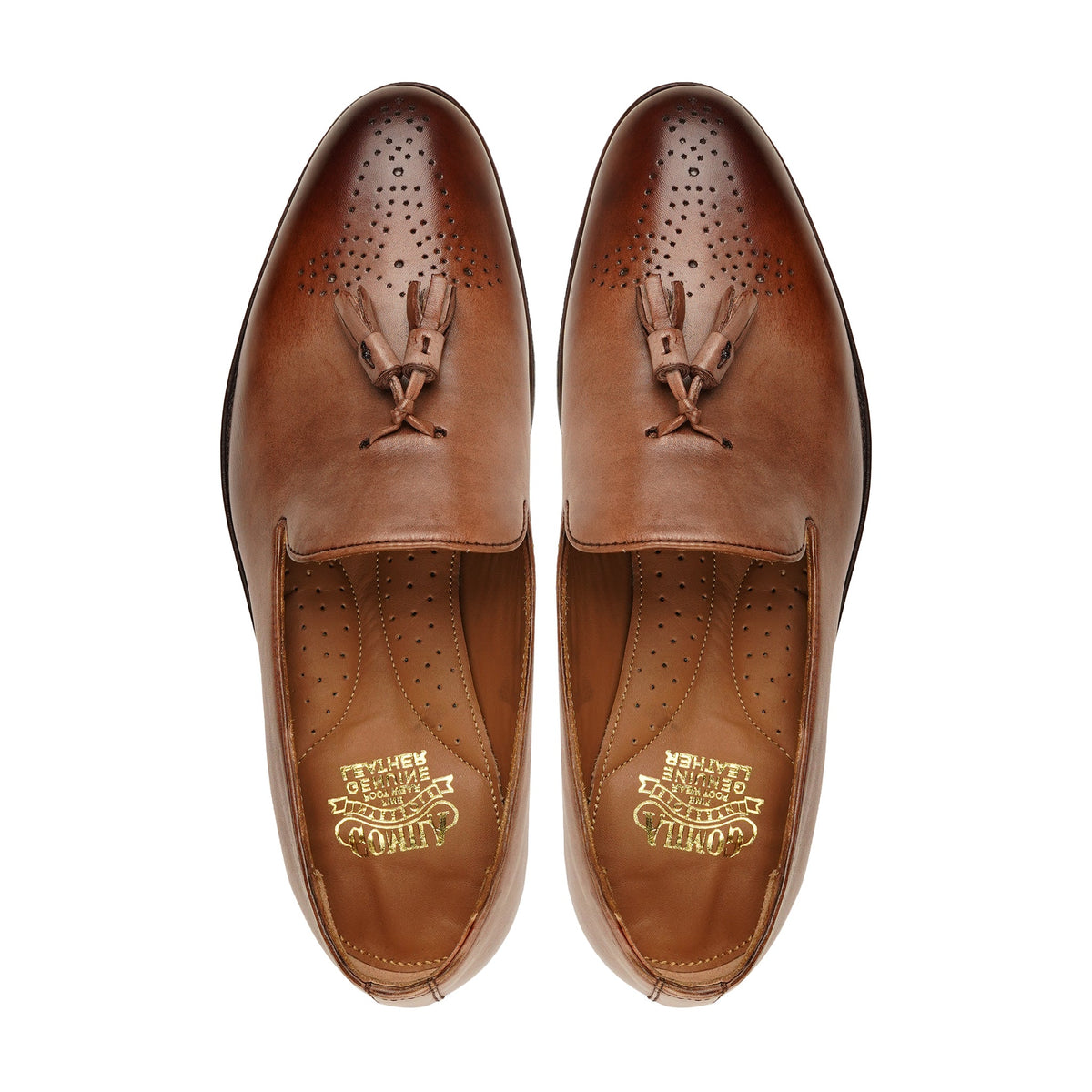 Tulsa - Men's Tan Calf Leather Loafer