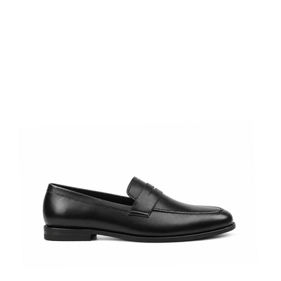Alton - Men's Black Calf Leather Loafer