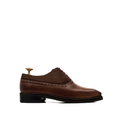 Velox - Men's Brown Patina Kid Suede and Calf Leather Oxford Shoe