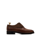 Velox - Men's Brown Patina Kid Suede and Calf Leather Oxford Shoe