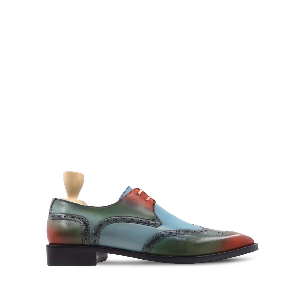 Walter - Men's Mulitcolor Calf Leather Derby Shoe