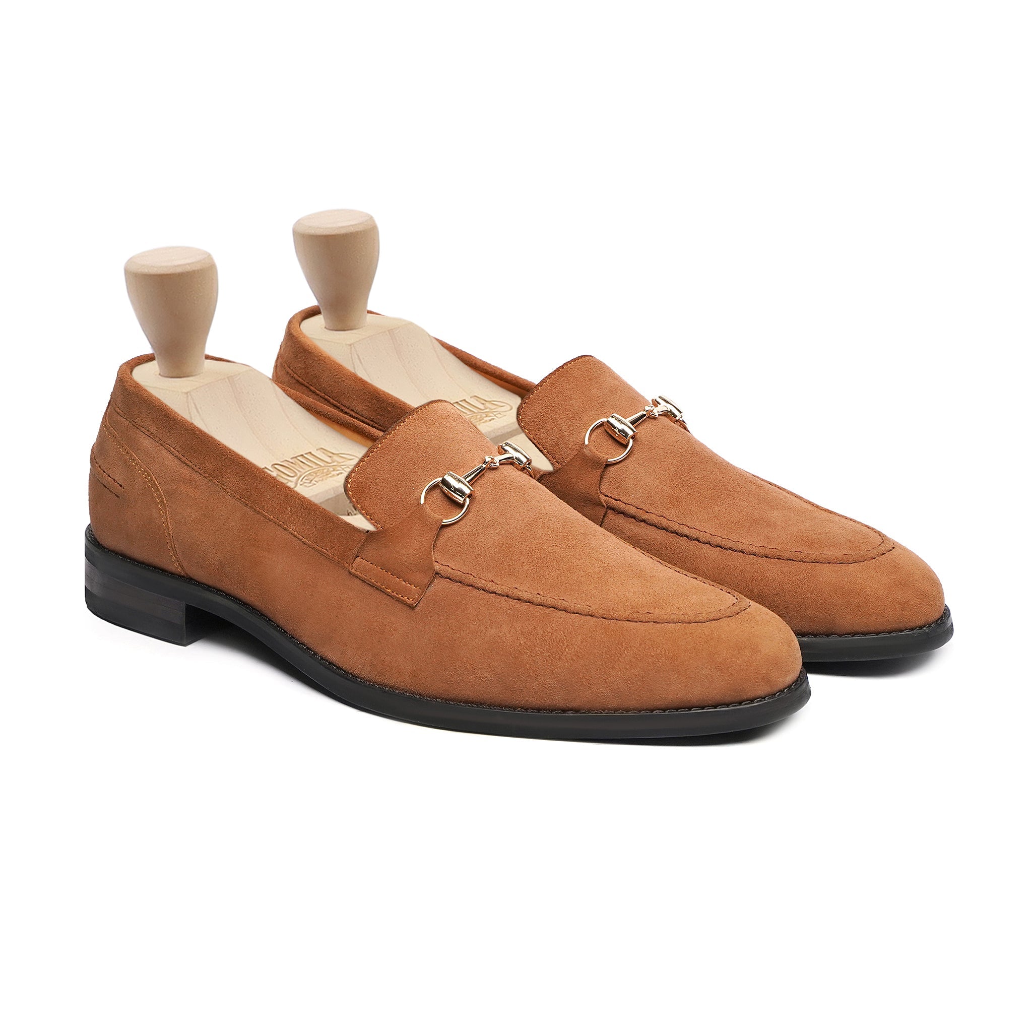 Watson - Men's Tan Kid Suede Loafer