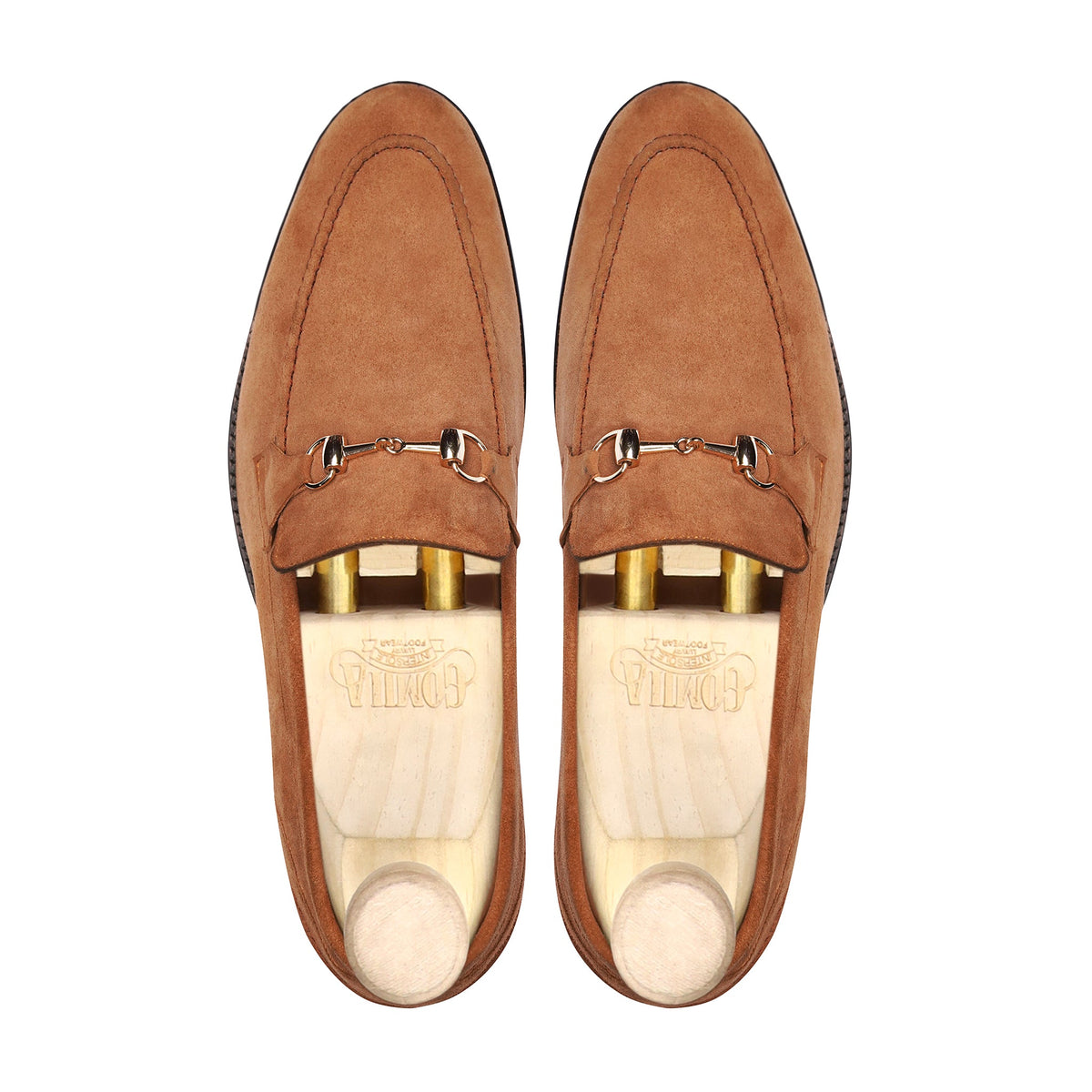 Watson - Men's Tan Kid Suede Loafer