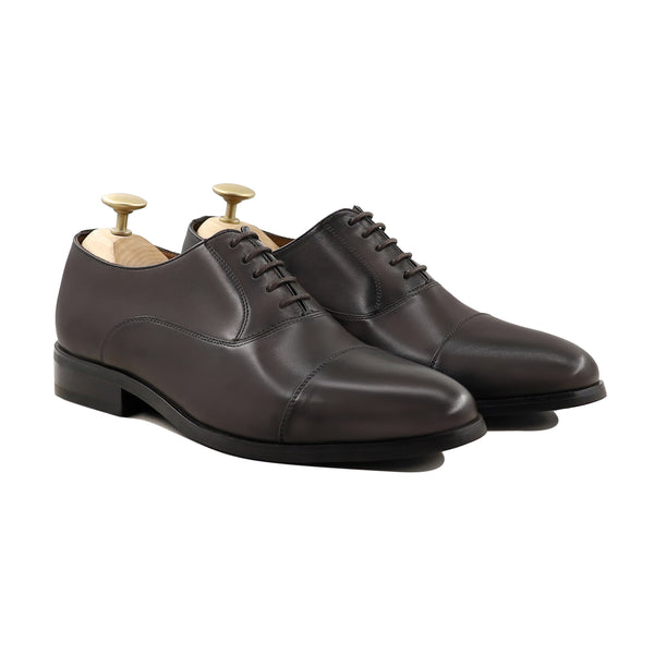 Westminister - Men's Dark Brown Calf Leather Oxford Shoe